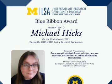 2021 UROP Spring Symposium Blue Ribbon IG 2 